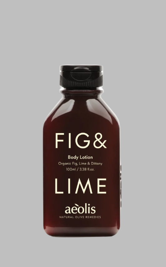 Energising Body Lotion with Organic Fig, Lime and Dittany of Crete