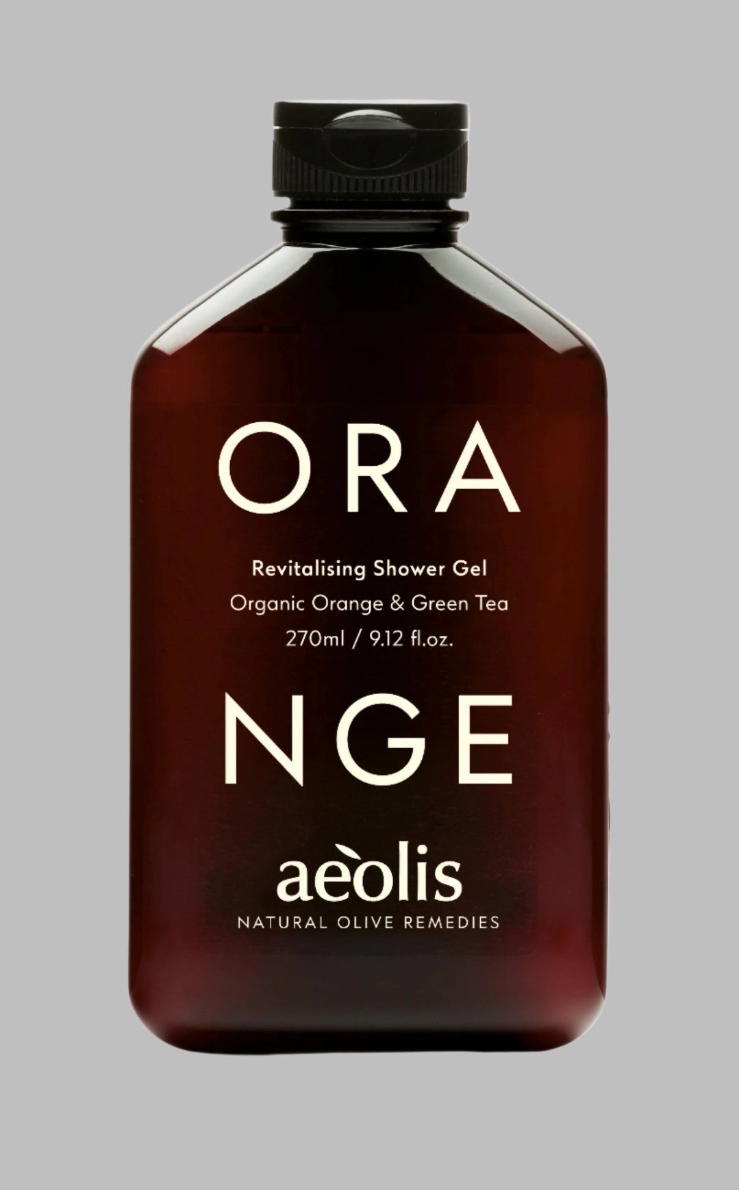 Revitalising Shower Gel with Organic Orange and Green Tea