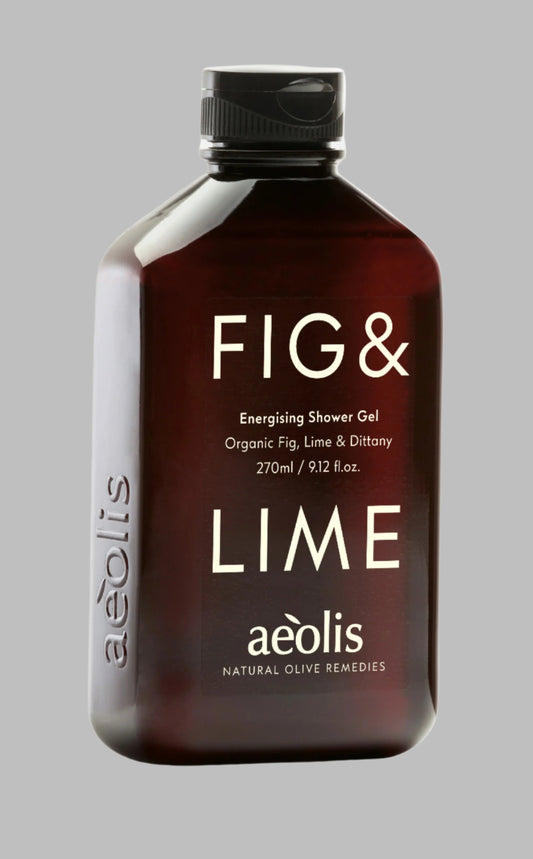 Energising Shower Gel with Оrganic Fig, Lime and Dittany of Crete