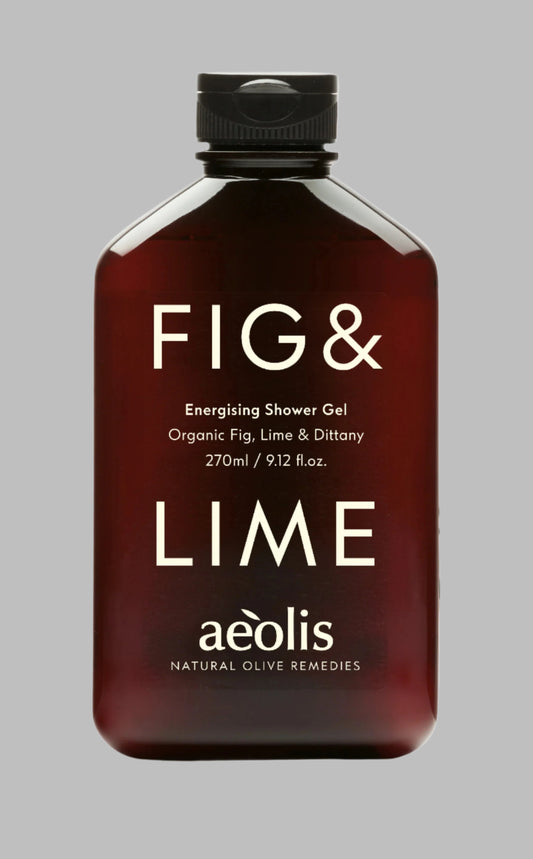 Energising Shower Gel with Оrganic Fig, Lime and Dittany of Crete